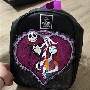 Disney The Nightmare Before Christmas Mini Backpack - Black, Purple, Pink